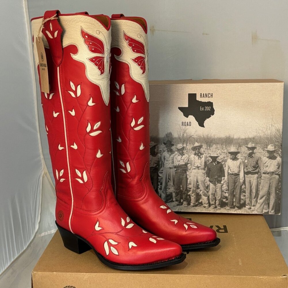 Ranch Road Scarlet Butterfly Tall size 7